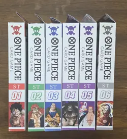 One Piece TCG Starter Deck St01-06 (SET) Brand New Factory Sealed w/ Bandai bag - Image 1