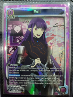 Bandai Union Arena Solo Leveling Esil SR Holo 2000BP 1C Action 008 - Image 1