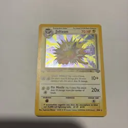 Pokemon Jolteon TCG Jungle 4/64 Holo 1st Edition Rare Card - Image 1
