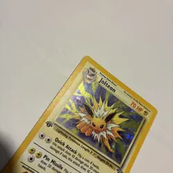 Pokemon Jolteon TCG Jungle 4/64 Holo 1st Edition Rare Card - Image 5