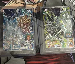 Bandai Super Dragon Ball Heroes cards ABS-11,12 Son Gohan SS2&Cell promo SEALED - Image 1