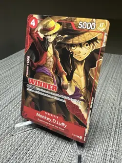 Monkey.D.Luffy - P-007 (Winner Pack Vol. 1) - One Piece Promotion Cards (OP-PR) - Image 3
