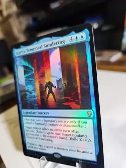 Karn's Temporal Sundering Foil 055/269 Dominaria Magic Card MTG LP - Image 4