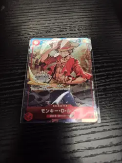 One Piece Card Game Japanese Monkey D. Luffy P-001 Promo NM US Seller - Image 2