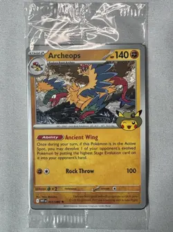Pokemon Fossil Museum Field Museum Chicago Archeops Promo Card Sealed IN HAND - Image 1
