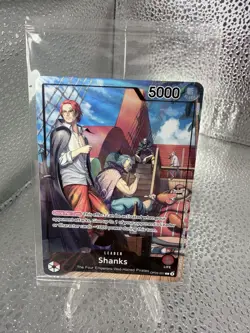 2025 Shanks PSA Magazine Promo OP09-001 One Piece EN Promotion Cards Foil Sealed - Image 1