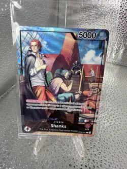2025 Shanks PSA Magazine Promo OP09-001 One Piece EN Promotion Cards Foil Sealed - Image 2