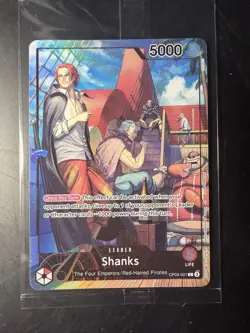 2025 Shanks PSA Magazine Promo OP09-001 One Piece EN Promotion Cards Foil Sealed - Image 4
