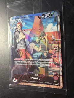 2025 Shanks PSA Magazine Promo OP09-001 One Piece EN Promotion Cards Foil Sealed - Image 5