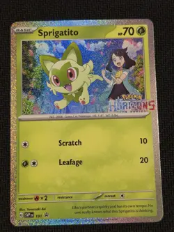 Sprigatito #191 SV: Scarlet & Violet Promo Cards Horizons Stamped! NM/M - Image 1