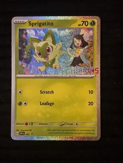 Sprigatito 191 Sv: Scarlet & Violet Promo Cards Holo HORIZONS THE SERIES - Image 1