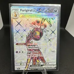 🎴Farigiraf ex 194/162 UR - Temporal Forces - MINT - Pokemon card - Image 1