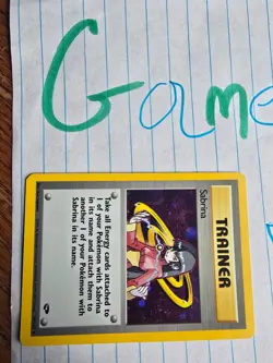 Pokemon Card Sabrina Trainer 20/132 Holo 2000 Gym Challenge Unlimited NM/M - Image 2