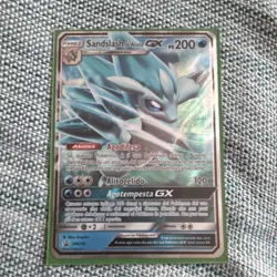 Pokemon Alolan Sandslash GX SM236 Holo Promo Stage 1 Card 200 HP Italian - Image 1