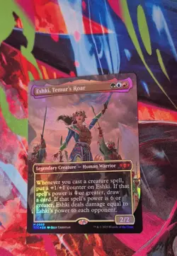 Eshki, Temur's Roar (Borderless) Commander: Tarkir: Dragonstorm Foil - Image 1