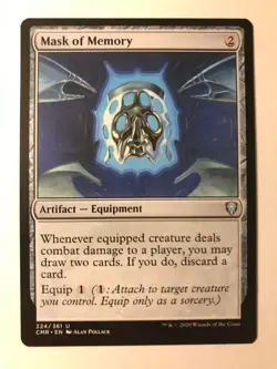 MASK OF MEMORY Commander Legends MTG Magic the Gathering NM - Image 1