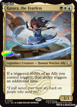 Katara, the Fearless EN [TLA - 230] - NM [Foil] TCG MTG - Image 1