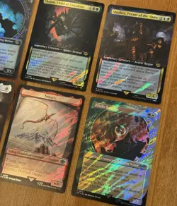 MTG LotR NM Surge Foil Lot, Lord of the Rings, Smaug, Double Sided, Shelob, Rare - Image 3