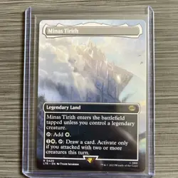 MINAS TIRITH - (0420) - MTG - (Borderless) - NM) Lord of the Rings - normal - Image 1