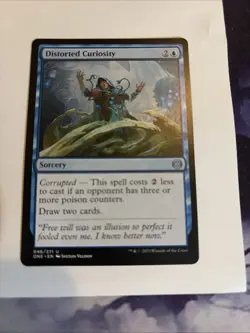 Distorted Curiosity NM* Phyrexia All Will Be One 046/271 mtg - Image 1