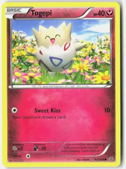 Togepi 43/108 Common Roaring Skies Pokemon Lightly Played - Image 1