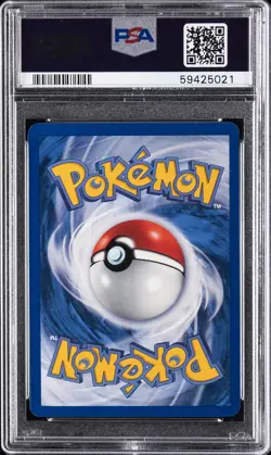 2001 POKEMON GAME MOVIE POKEMON 3 MOVIE PROMO #34 ENTEI-REVERSE FOIL PSA 8 - Image 2
