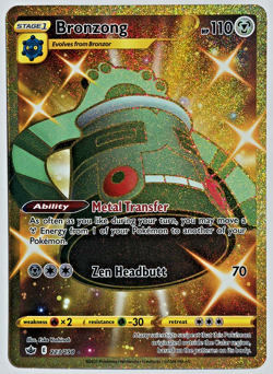 Bronzong 223/198 Secret Rare Gold Holo Chilling Reign NM - Pokemon TCG - Image 1