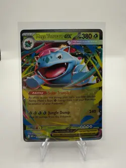 Mega Venusaur EX 003/132 Full Art NM/M Mega Evolution Pokemon Card - Image 1
