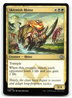 Skirmish Rhino #224 Tarkir: Dragonstorm - Image 1