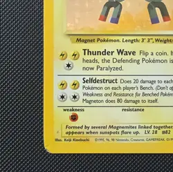 Wizards of the Coast Magneton 9/102 Base Set Unlimited Holo Rare 60HP - Image 5