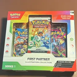 Pokemon TCG First Partner Illustration Collection Series 1 Sealed box - Image 1