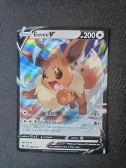 EEVEE V 108/159 V RARE CROWN ZENITH POKEMON NM - Image 1