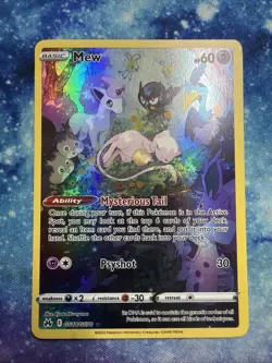 2023 Pokemon Sword & Shield Crown Zenith Galarian Gallery Mew #GG10/GG70 - Image 1