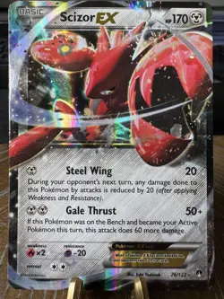 Scizor EX 76/122 Ultra Rare Pokemon XY - BREAKpoint - Image 1