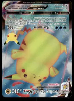 Surfing Pikachu VMAX 009/025 Holo VMAX Rare Celebrations Pokemon Near Mint - Image 1