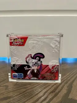 Pokemon TCG Scarlet & Violet Destined Rivals Booster Box Sealed W/Acrylic Case A - Image 1