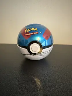 2019 Pokemon TCG Greatball Tin (3 Booster Packs + Coin) G18 Factory Sealed RARE - Image 1