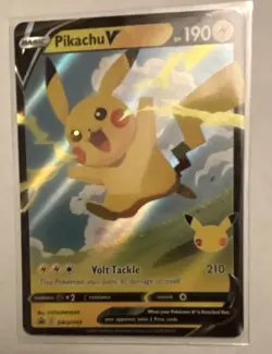 The Pokemon Company SWSH Promo Pikachu V SWSH143 Holo 190 HP EN - Image 1