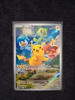 Pikachu 027/SV-P SV: Scarlet & Violet Promo Holo English Basic 60 HP - Image 1