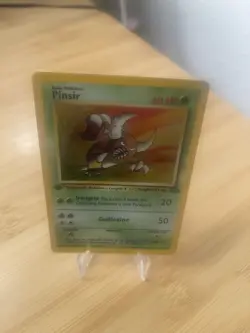 1999 Pokemon Pinsir 09/64 1st Edition Jungle Holo WOTC MP (Holo Scratch) - Image 3