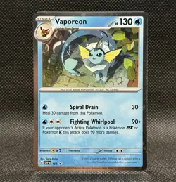 VAPOREON (COSMOS HOLO) 168 HOLO PROMO SCARLET & VIOLET PROMO POKEMON HOLO NM/M - Image 1
