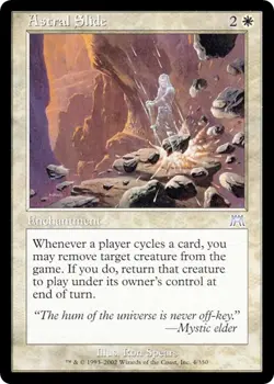 ASTRAL SLIDE x1 mtg NM Onslaught 1 Unc - Image 1