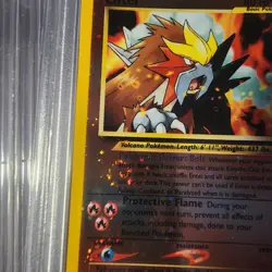 Entei 34/53 Pokemon Movie Promo 2001 PSA 8 NM-MT WITH Double SWIRL 🌀 - Image 3