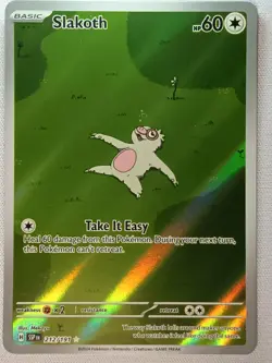 Slakoth 212/191 Illustration Rare Surging Sparks Pokemon Near Mint - Image 1