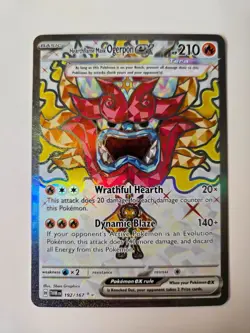 Pokemon Hearthflame Mask Ogerpon ex 192/167 Twilight Masquerade Ultra Rare Holo - Image 1
