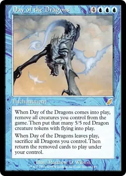 DAY OF THE DRAGONS x1 mtg NM Scourge 1 Rare - Image 1
