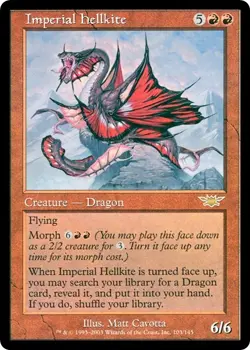 IMPERIAL HELLKITE x1 mtg NM Legions 1 Rare - Image 1