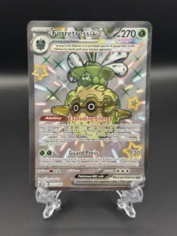 Forretress ex 212/091 l Shiny Ultra Rare l Paldean Fates l Pokemon Near Mint - Image 1