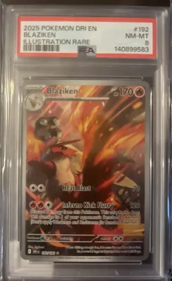 Lot of (9) Pokemon PSA 8, Lucario, Leafeon, Blaziken, Eevee, Palpitoad ++++ - Image 4