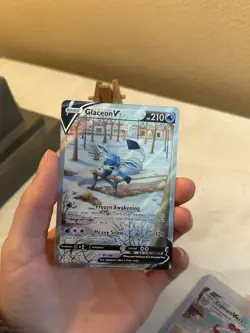 The Pokemon Company Glaceon V Alt Art Full Art Holo 175/203 Evolving Skies 2021 - Image 3